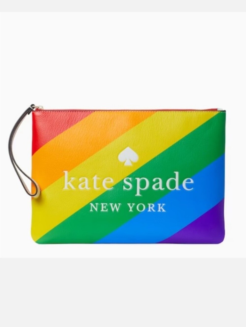 Kate Spade- Rainbow 🌈 Large Zip Clutch - Picture 4 of 10
